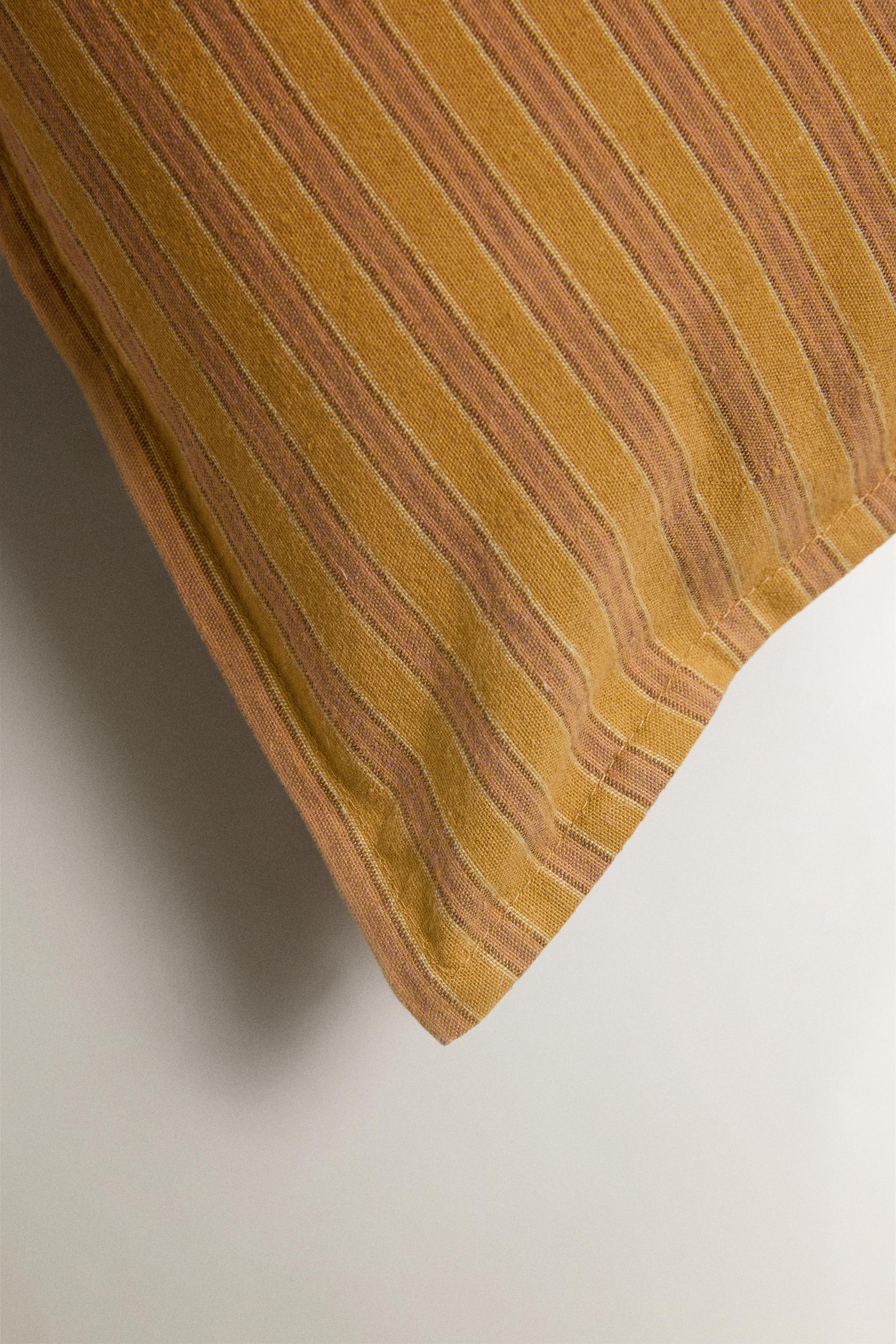 HOUSSE DE COUSSIN RAYURES
